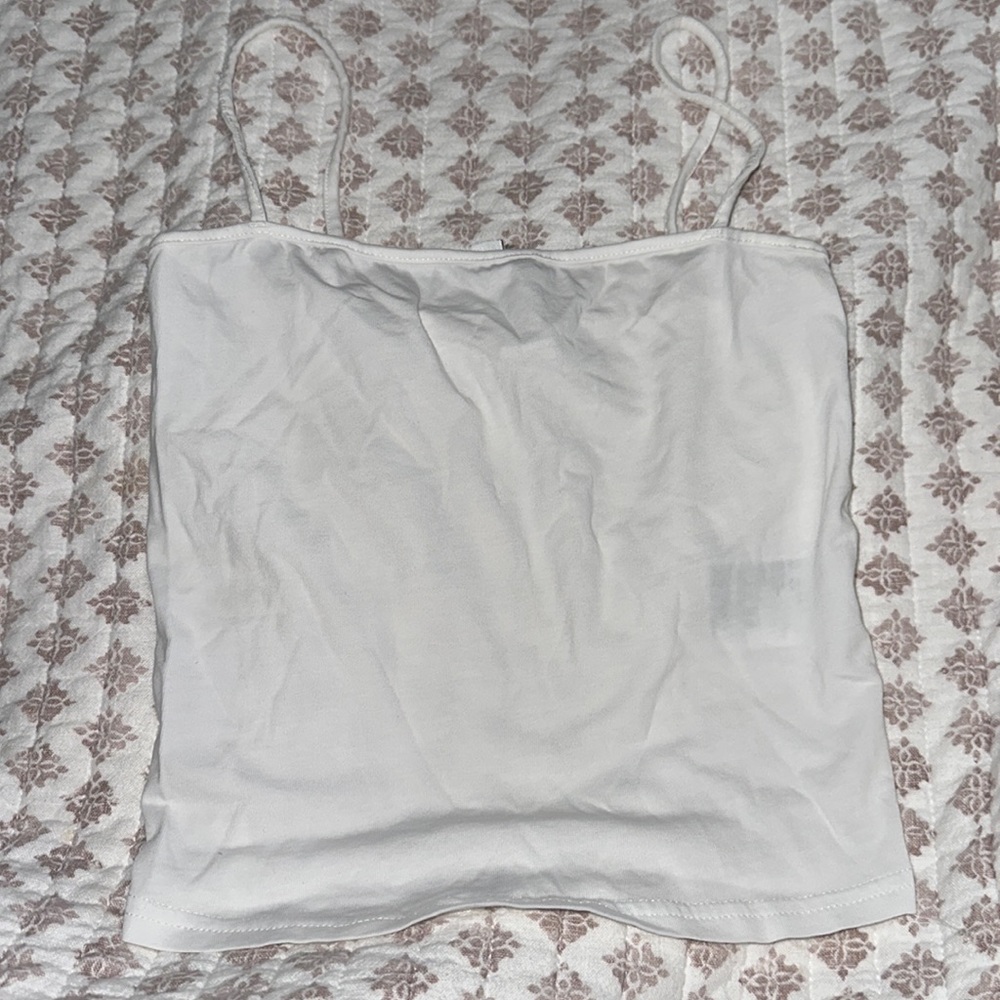 White tank top